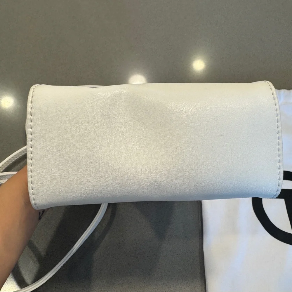 Telfar White Shopping Bag with Logo - Picture 4 of 8